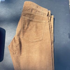 Stylish J Crew style 484  Men's Tan Corduroy Trousers pants 32 X 32